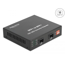 DELOCK média átalakító 10GBase-R SFP+ - SFP+ (86472) (del86472) hub és switch