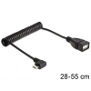 DELOCK Micro USB Átalakító Fekete 50cm 83354
