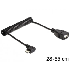 DELOCK Micro USB Átalakító Fekete 50cm 83354 kábel és adapter