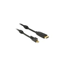 DELOCK mini DisplayPort 1.2 (csavaros) - HDMI 4K kábel 5 m kábel és adapter