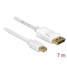 DELOCK mini Displayport csatlakozó > Displayport csatlakozó 7 m kábel fehér (83485) (83485) kábel és adapter