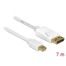 DELOCK mini Displayport csatlakozó &gt; Displayport csatlakozó 7 m kábel fehér (83485) kábel és adapter