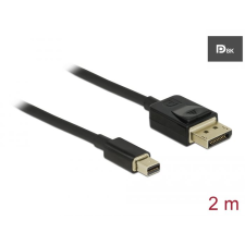 DELOCK Mini DisplayPort - DisplayPort kábel 2m (84928) (del84928) kábel és adapter