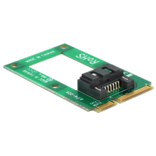 DELOCK MiniPCIe átalakító mSATA teljes méret > 1 x SATA 7 pin anya kábel és adapter