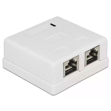 DELOCK Modular Wall Outlet 2 Port Cat.6 (86269) kábel és adapter