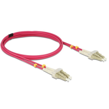 DELOCK om4 optikai kábel, lc/lc csatlakozás, 3m kábel és adapter