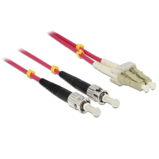 DELOCK OM4 optikai kábel LC/ST csatlakozás 10m (84868) (DE84868) kábel és adapter