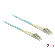 DELOCK optikai szálas LC > LC többszörös OM3 kábel 2m (86559) (DE86559) kábel és adapter