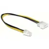 DELOCK P4 apa  Molex 4 tűs apa, 30 cm-es hálózati kábel (65611)