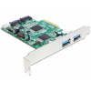 DELOCK PCI Express kártya &gt; 2 x Gigabit LAN