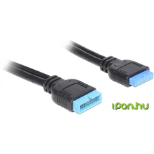 DELOCK Pin header Hosszabbító Fekete 45cm 82943 kábel és adapter