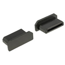  Delock Porvédő HDMI mini-C típusú kimenethez fogantyú nélkül 10 db fekete egyéb hálózati eszköz