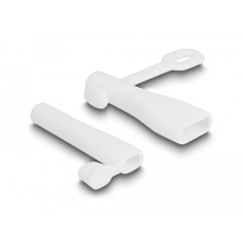  Delock Porvédő takarás A-típusú USB apa és Apple Lightning apa számára 2 db-os fehér kábel és adapter