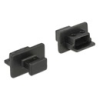 DELOCK porvédő USB mini-B kimenethez (10db, fekete)