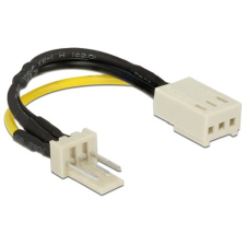 DELOCK - Power 3pin M/F tápkábel 0.08m FAN fordulatszám csökkentő kábel és adapter