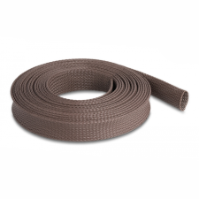 DELOCK rágcsálóbiztos fonott, nyújtható kábelharisnya 5m x 25mm barna (20906) (delock20906) asztali számítógép kellék