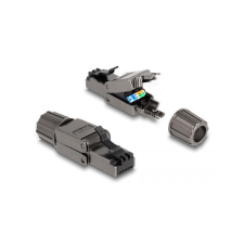 DELOCK RJ45 dugó Cat.8.1 STP szerszám nélkül szerelhető (86514) kábel és adapter