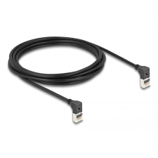 DELOCK RJ45 hálózati kábel Cat.6A S/FTP 3m fekete (80283) (DE80283) kábel és adapter