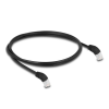  Delock RJ45 hálózati kábel Cat.6A S/FTP 45 fokban lefelé hajló 1 m fekete