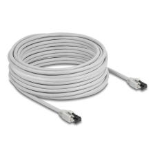 DELOCK RJ45 hálózati kábel Cat.8.1 S/FTP 15 m szürke kábel és adapter