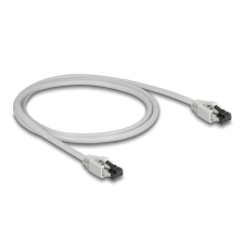 DELOCK RJ45 hálózati kábel Cat.8.1 S/FTP 1 m szürke kábel és adapter