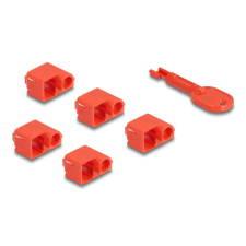Delock RJ45 port blokkoló szett RJ45 apához 10 db.-os egyéb hálózati eszköz