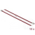 DELOCK rozsdamentes acél kábelkötegelő 10db (200x4,6mm, piros)