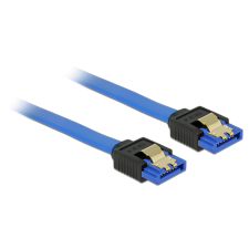 DELOCK - SATA3 clipes kábel 20cm - kék (84977) kábel és adapter