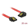 DELOCK SATA 6 Gb/s Cable straight to left angled 20cm Red 83962