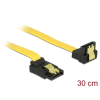 DELOCK SATA 6Gb/s Cable upwards angled to downwards angled 30cm Yellow