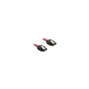 DELOCK SATA-Kabel SATA III -> SATA St/St 0.70m rot Clips (82678)