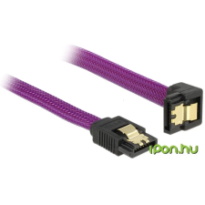 DELOCK SATA Összeköto Lila 30cm 83695 kábel és adapter