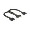 DELOCK SATA Power Cable 15 pin female > 2 x SATA 15 pin male 25 cm (60135) (60135)