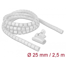 DELOCK Spirális kábelburkolat behúzó eszközzel 2,5 m x 25 mm fehér egyéb hálózati eszköz