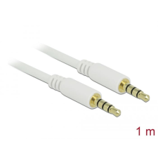 DELOCK sztereo jack 3.5 mm 4 pin kábel 1m (83440) (del83440) kábel és adapter