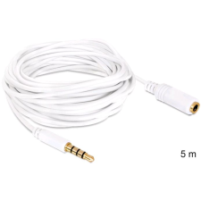 DELOCK sztereo Jack 3.5 mm apa / anya 5m  (84484) (84484) kábel és adapter