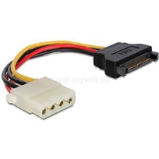DELOCK TÁPKÁBEL SATA 15 PIN TO MOLEX 4 PIN FEMALE, 12CM (DL60115) kábel és adapter