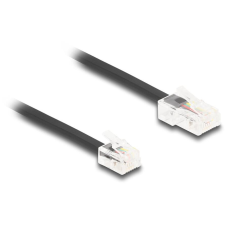 DELOCK Telefon kábel RJ45 apa - RJ11 apa fekete 3 m (88037) (88037) kábel és adapter