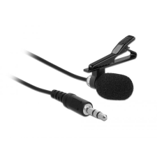 DELOCK Tie Lavalier Microphone Omnidirectional Black mikrofon