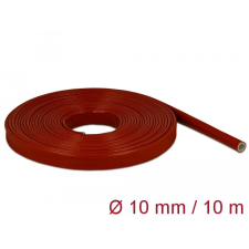DELOCK Tűzvédelmi szilikon borítású takarás 10 m x 10 mm piros egyéb hálózati eszköz