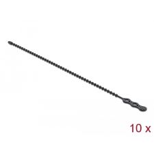 DELOCK Újrahasználható kötöző Hx 310 x Sz 4,5 mm 10 db. fekete villanyszerelés