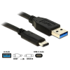 DELOCK - USB3.1 A > USB C 0,5m - 83869
