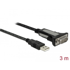 DELOCK USB 2.0 - 1 x soros RS-232 adapter 3 m kábel és adapter