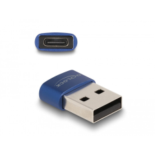  Delock USB 2.0 adapter A-típusú USB apa - USB Type-C anya kék kábel és adapter