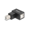 DELOCK USB 2.0 adapter B-típusú USB apa B-típusú USB anya 90 -ban felfelé hajlított