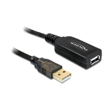 DELOCK USB 2.0-ás hosszabbító kábel (aktív), 15 m kábel és adapter