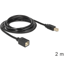DELOCK usb 2.0 b apa b anya hosszabbító kábel, 2 m kábel és adapter