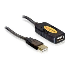 DELOCK USB 2.0 hosszabbító kábel, aktív, 5m kábel és adapter