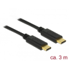 DELOCK USB 2.0 kábel Type-C a Type-C 3 m 3 A