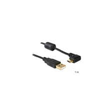 DELOCK USB 2.0 mikro kábel 1 m (Type-A dugó / mikro-B dugó, 90°) kábel és adapter